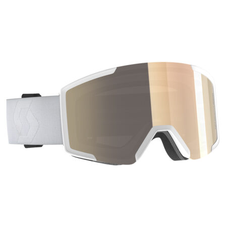 Scott Shield LS - White/LS Bronze Chrome