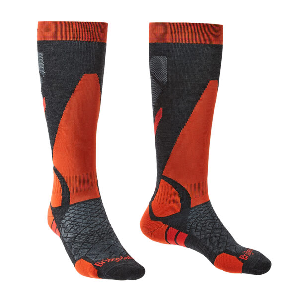 Bridgedale Lightweight Merino Men - graphite/orange