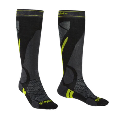 Bridgedale Lightweight Merino Men - black/lime