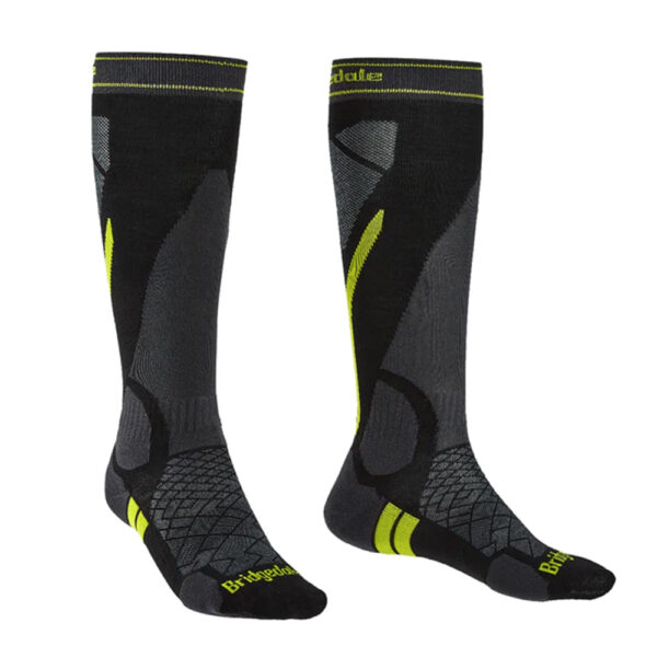 Bridgedale Lightweight Merino Men - black/lime
