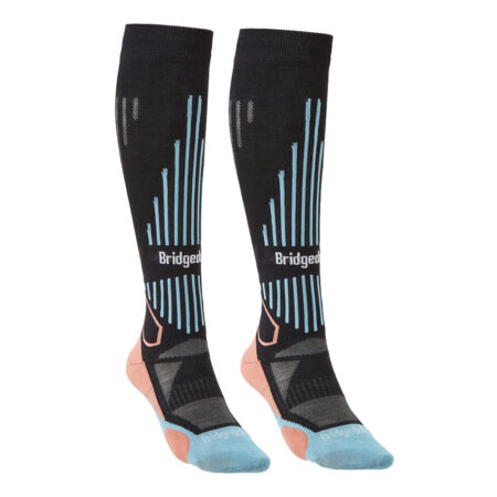 Bridgedale Lightweight Merino Women - black/coral