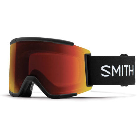 Smith Squad XL - Black/Sun Red Mirror