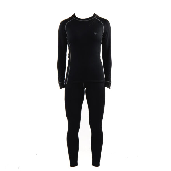 Termo Wool Set W's Round Neck + Long Johns